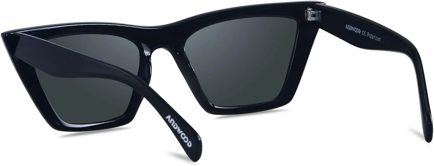 

Солнцезащитные очки ANDWOOD «Кошачий глаз» для женщин, поляризованные, в винтажном, квадратном, классическом ретро-стиле, Cheetah Print | Polarized Brown