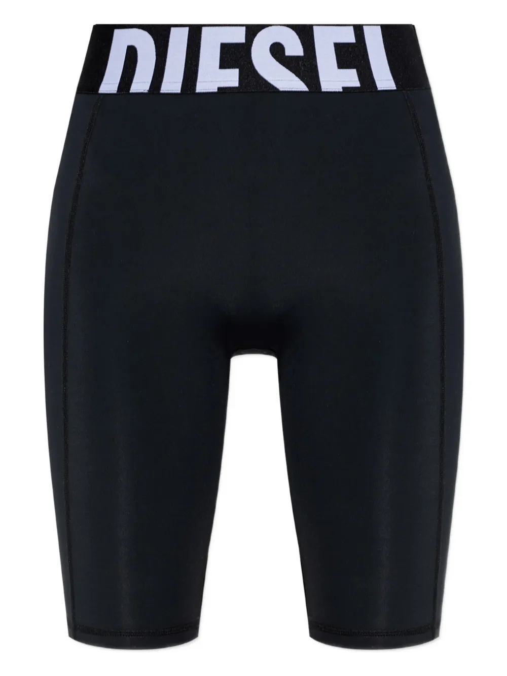 

Шорты с поясом с логотипом Diesel, черный