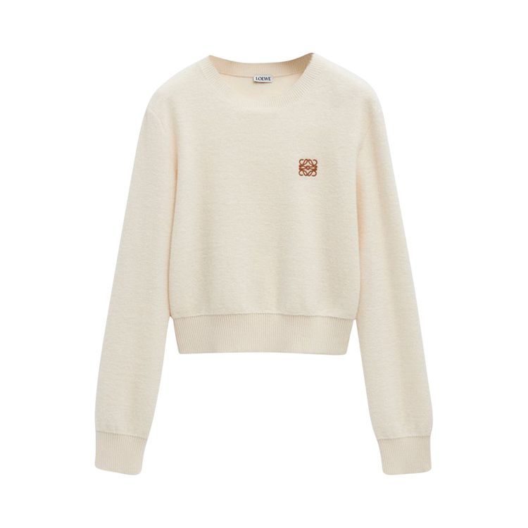 

Свитер Loewe Anagram Sweater 'Ecru', белый