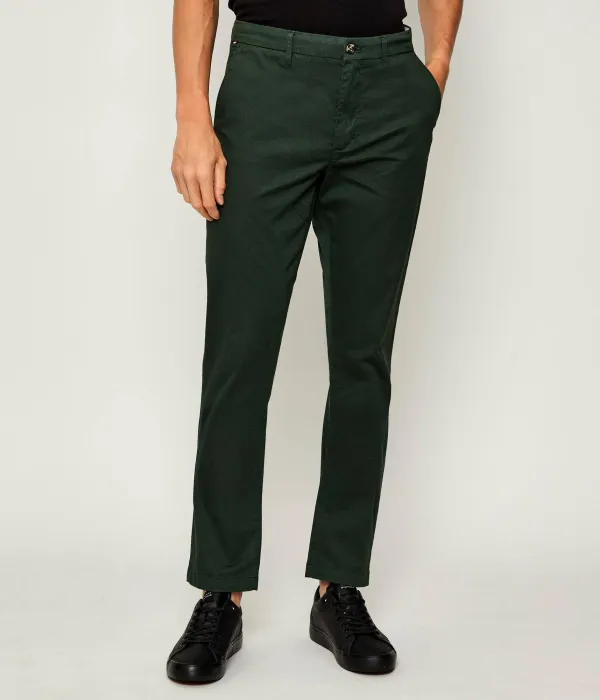 Брюки-Чиносы Bleecker Slim fit Tommy Hilfiger, зеленый — фото 3