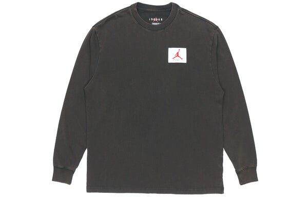 Толстовка Air Jordan MENS Logo Print Crew-neck Sports Black, черный — фото 2