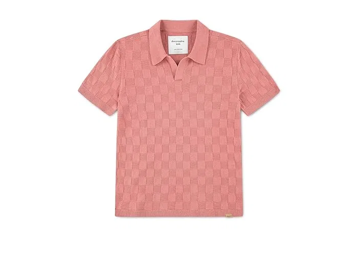 Джемпер Johnny Collar Swolo abercrombie kids, Dusty Rose