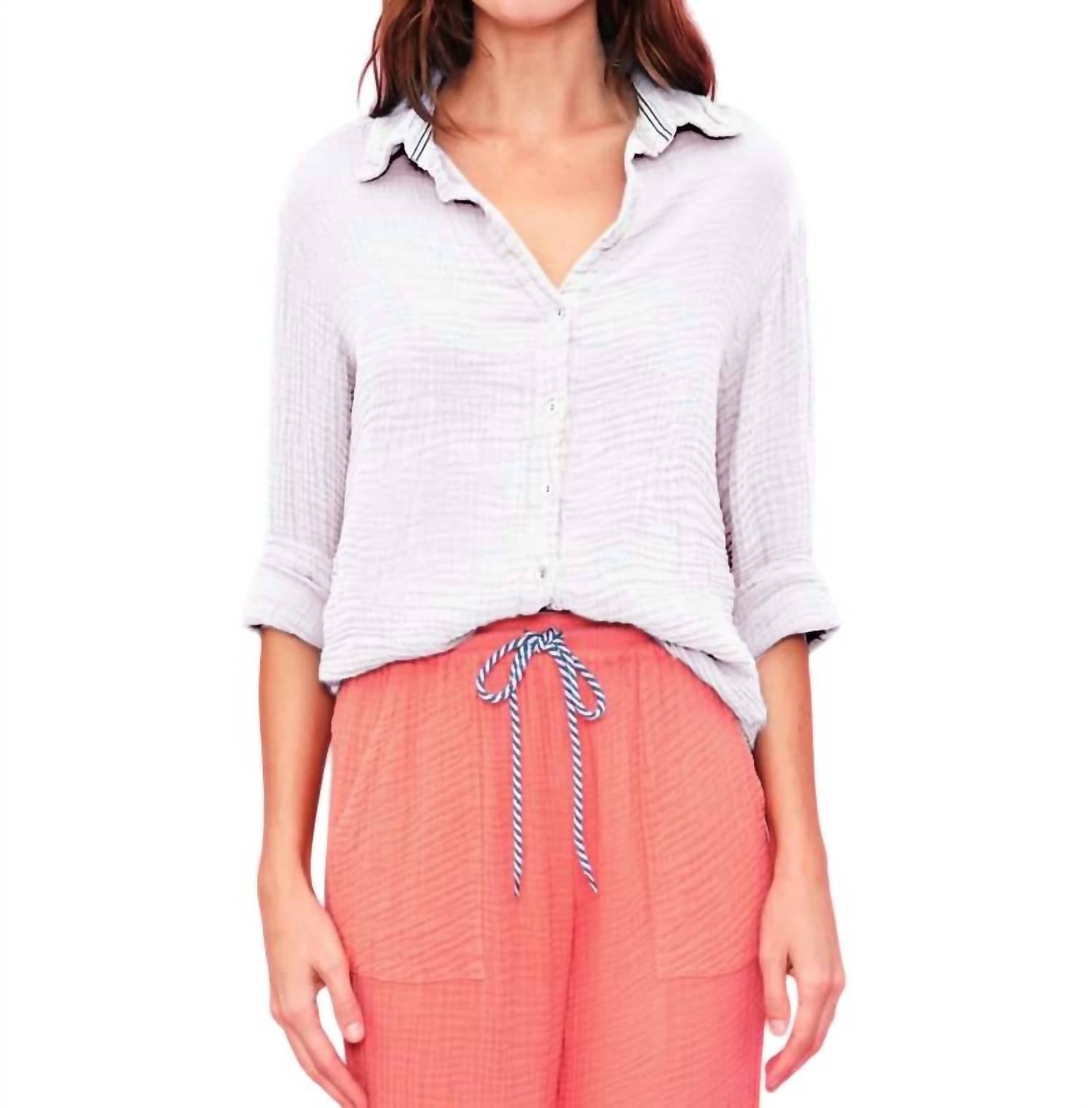 

Белая рубашка с длинными рукавами на пуговицах Sundry