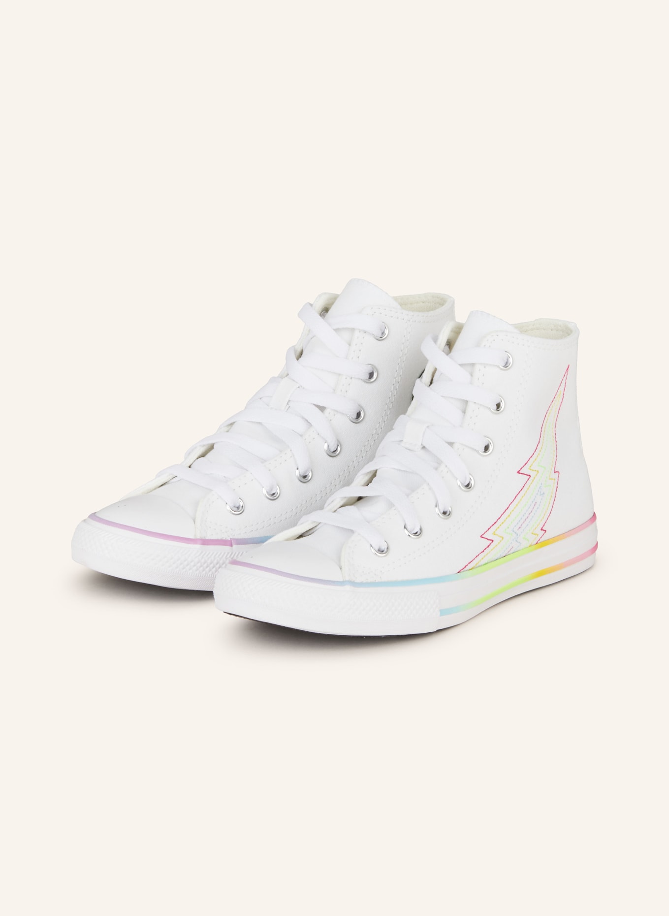 

Высокие кеды Chuck Taylor All Star Pride Converse, белый