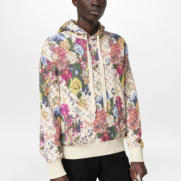 Новые квартальные продукты LV Sweatshirt Men Pink Louis Vuitton, розовый — фото 4