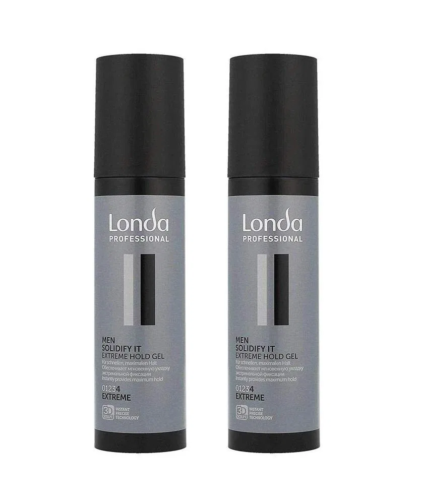 Гель для волос Londa Men Solidify It Extreme Hold, 2 x 100 мл Londa