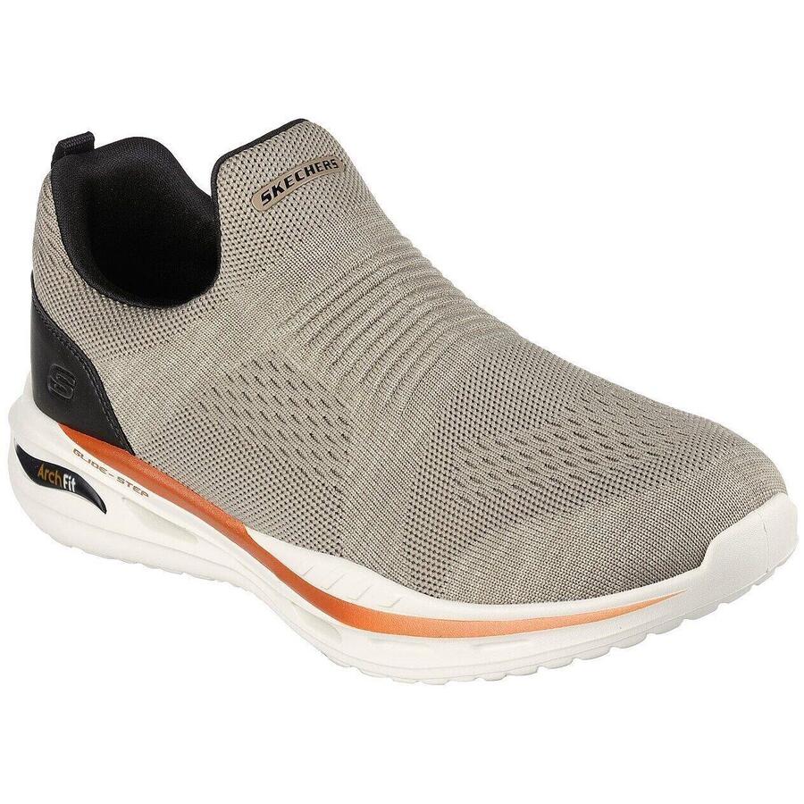 Кроссовки Skechers Arch Fit Orvan-denis, бежевые, мужские — фото 3