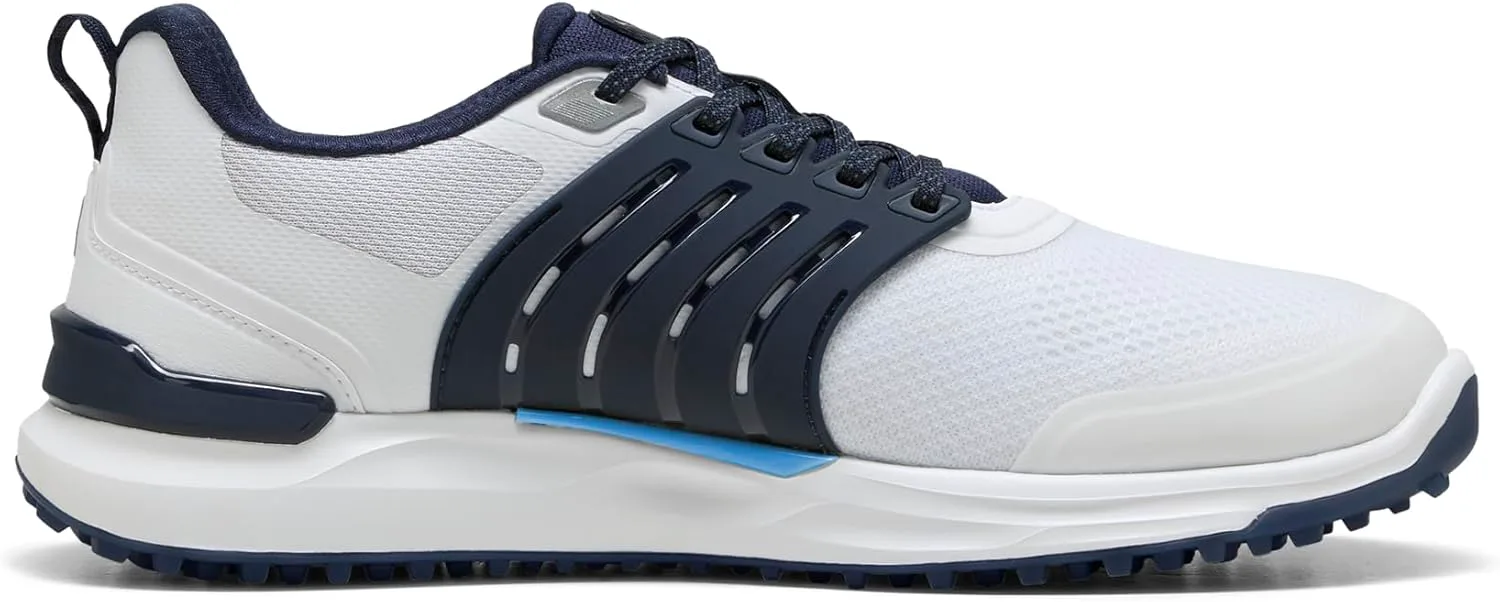 Мужские гольф-кроссовки Puma Ignite Elevate 2, белый/темно-синий — фото 4