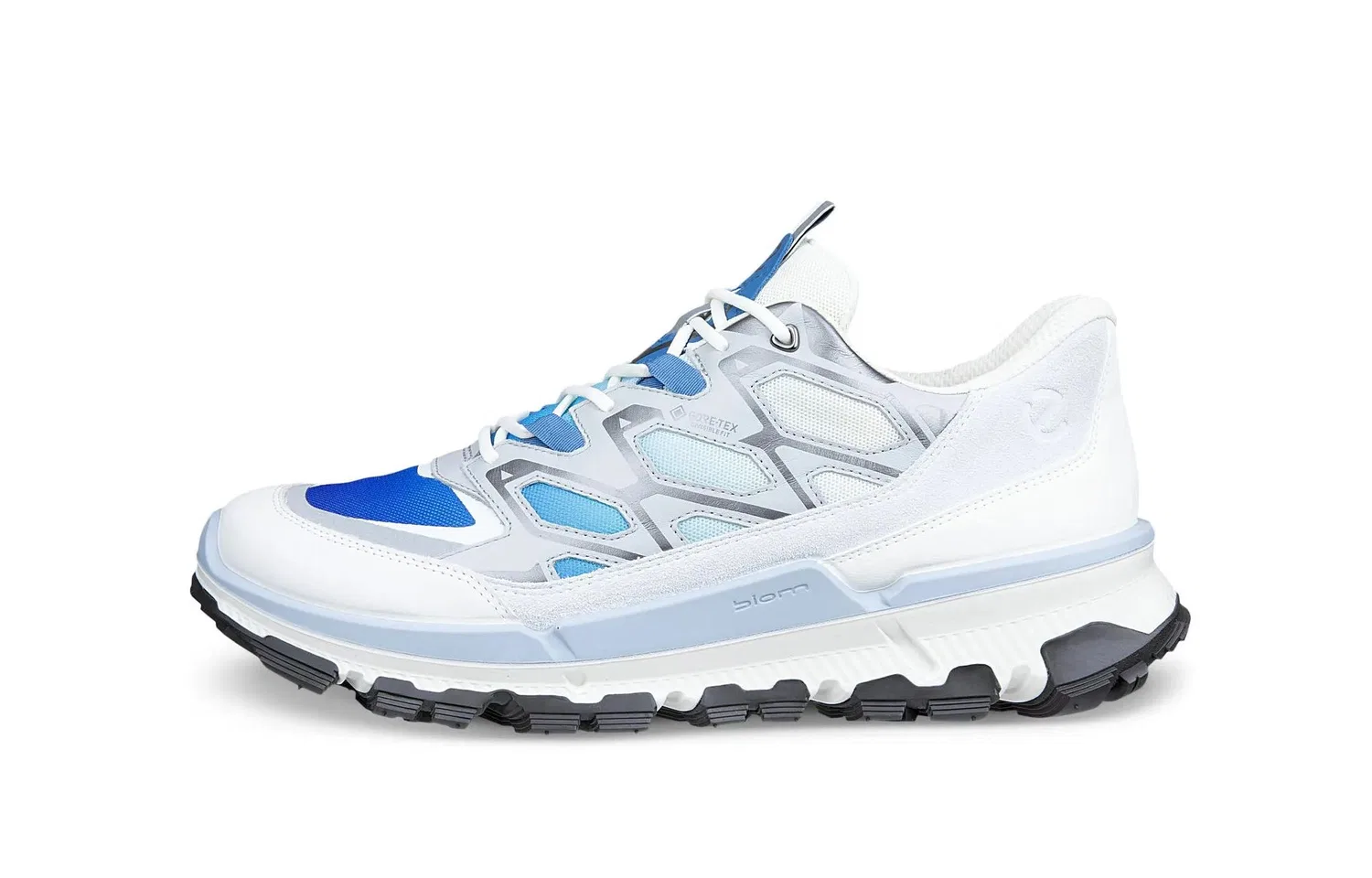 Кроссовки кожаные Ecco BIOM 2.2 TRL бело-серые