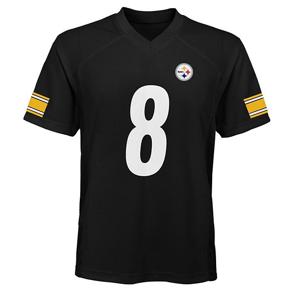 Молодежная реплика игровой футболки аарон роджерс black pittsburgh steelers Outerstuff — фото 3