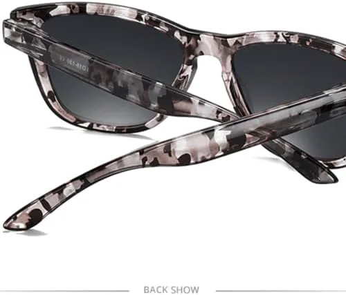 

Квадратные мужские и женские солнцезащитные очки, модные поляризованные солнцезащитные очки, винтажные мужские очки для водителя MTZJH, Yellow Leopard Tea