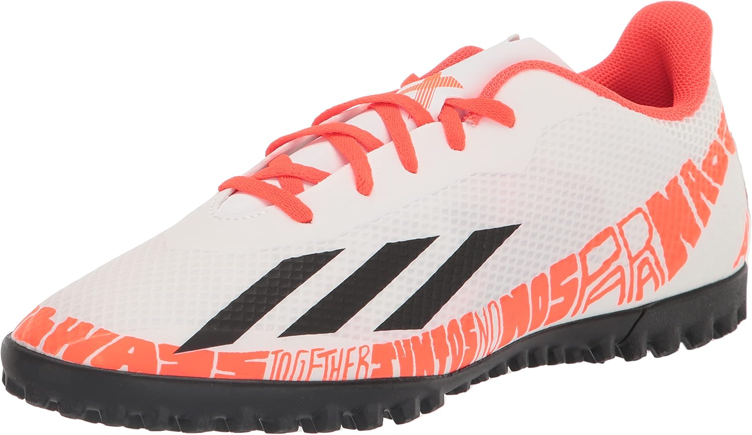 

Футбольные бутсы Adidas X Speedportal Messi.3 для взрослых унисекс с твердым грунтом, белый/черный/красный