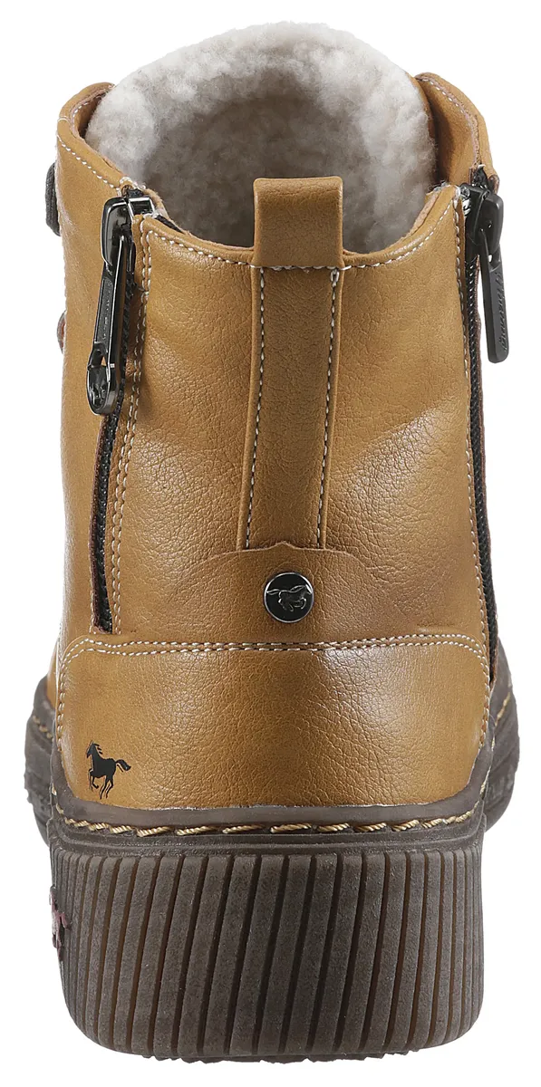 Зимние ботинки Mustang Shoes с заклепками и яркой отделкой, желтый — фото 2