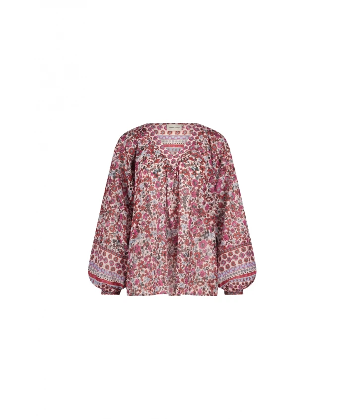 

Топ с длинными рукавами и цветочным принтом Fabienne Chapot, мультиколор