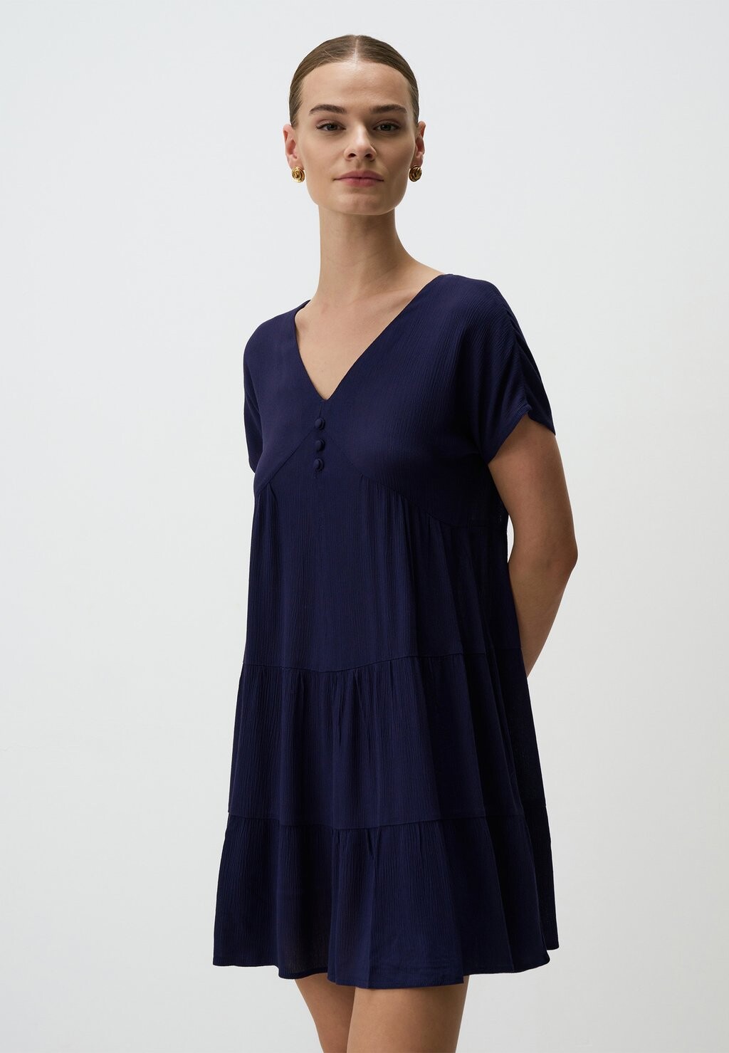 

Повседневное платье SHORT SLEEVE RELAXED FIT Jimmy Key, темно-синий