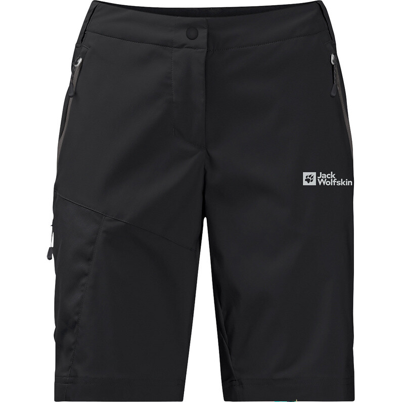 

Женские шорты Glastal Jack Wolfskin, черный