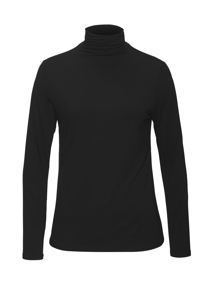 

Футболка LASCANA Stehkragenshirt, черный