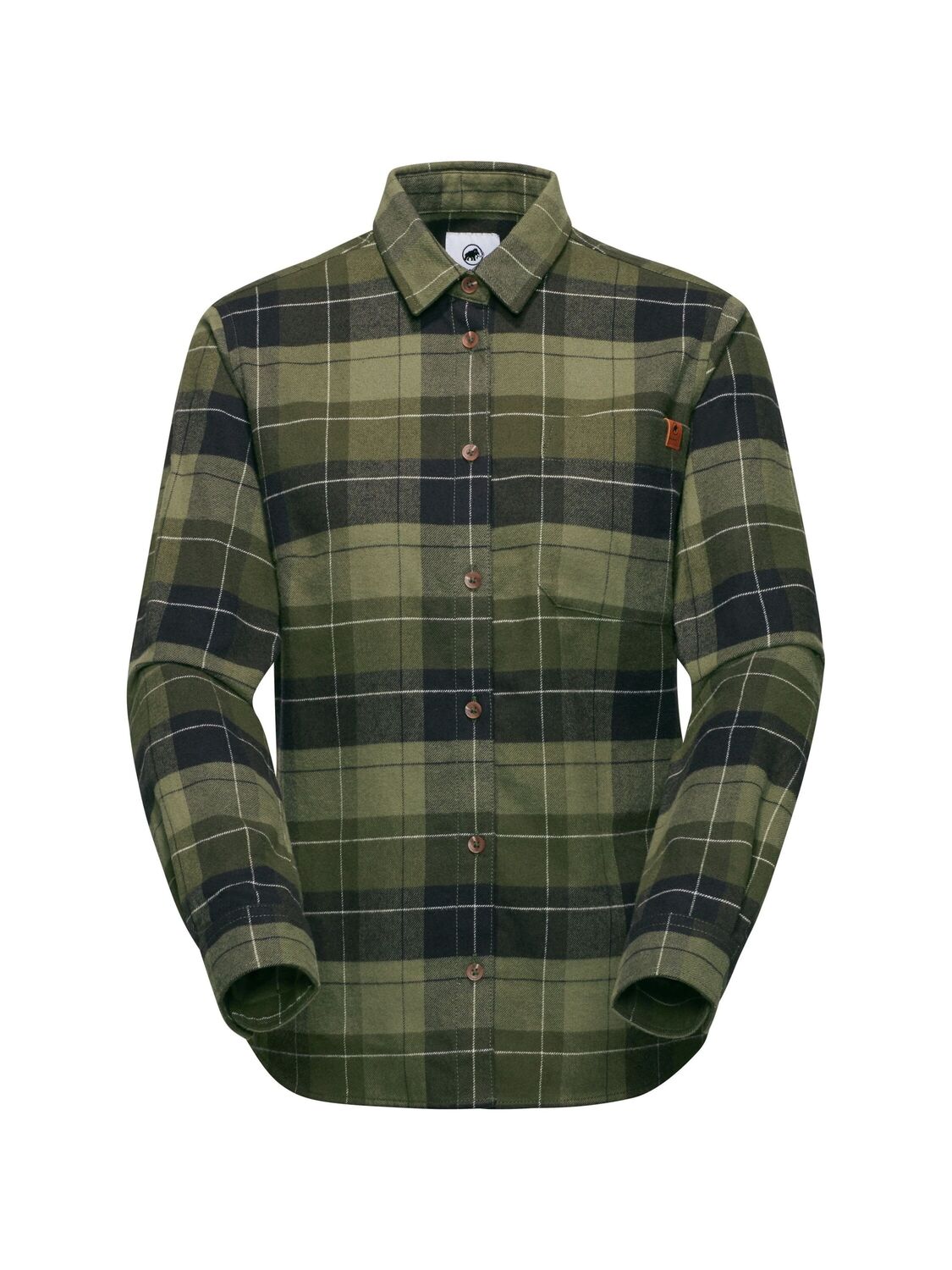 

MAMMUT Рубашка в цвете киви, пихты, травяной зелени