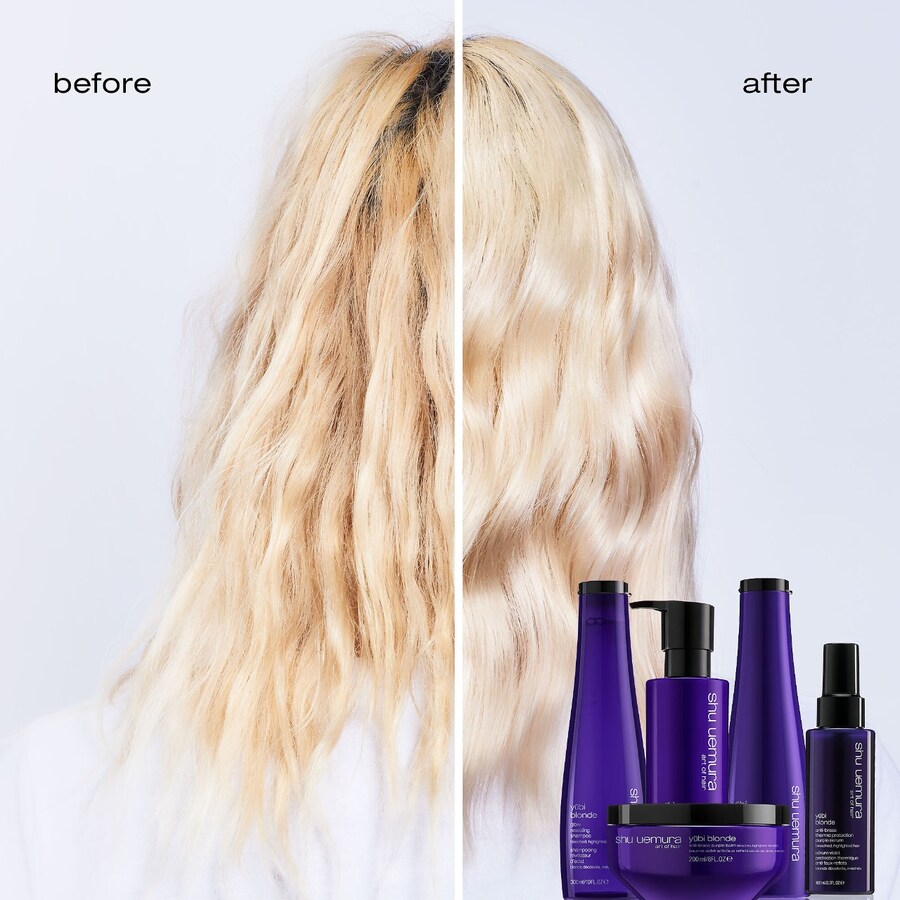 Питательный шампунь Yūbi Blonde для светлых волос shu uemura, 10 oz/300 mL — фото 3
