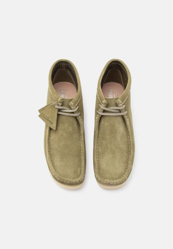 Повседневные кроссовки wallabee на шнуровке Clarks Originals, Green — фото 4