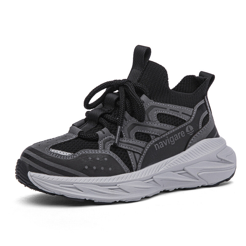 Кроссовки NAVIGARE Kids Lifestyle Shoes Kids Low-top Gray, черный — фото 2