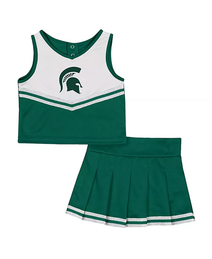 

Комплект из 2 шт., зеленый, для девочек, с надписью «Michigan State Spartans: Время перемен» Colosseum