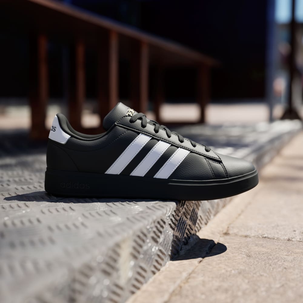 Кроссовки Adidas GRAND COURT 2.0 SHOES, цвет Core Black/Cloud White/Gold Metallic — фото 2