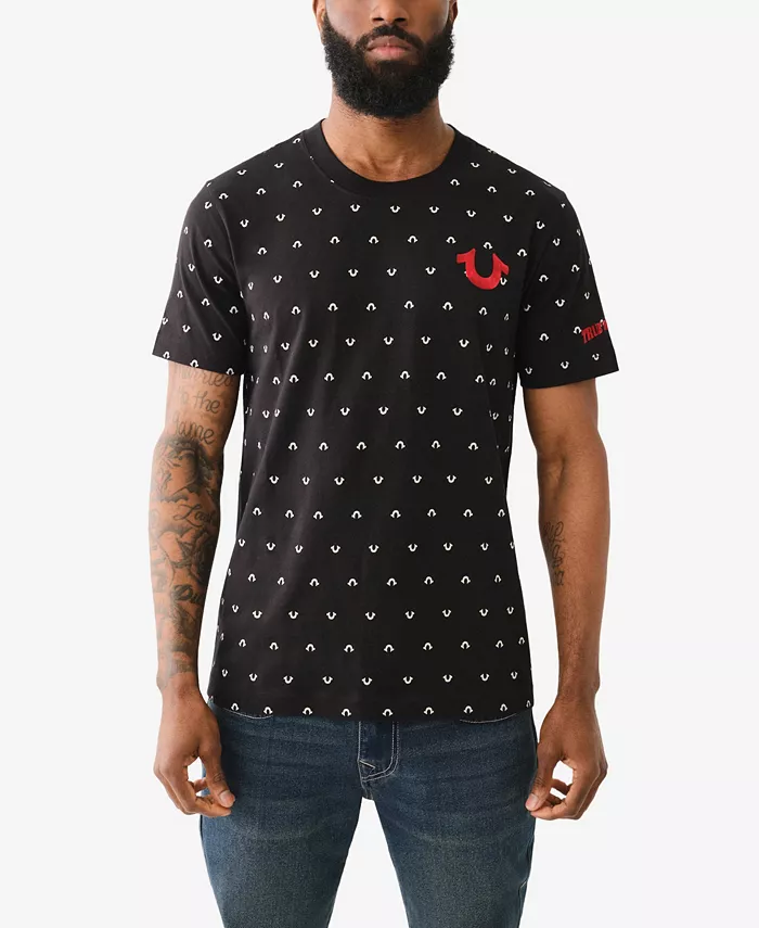 

Футболка мужская с логотипом подковы True Religion