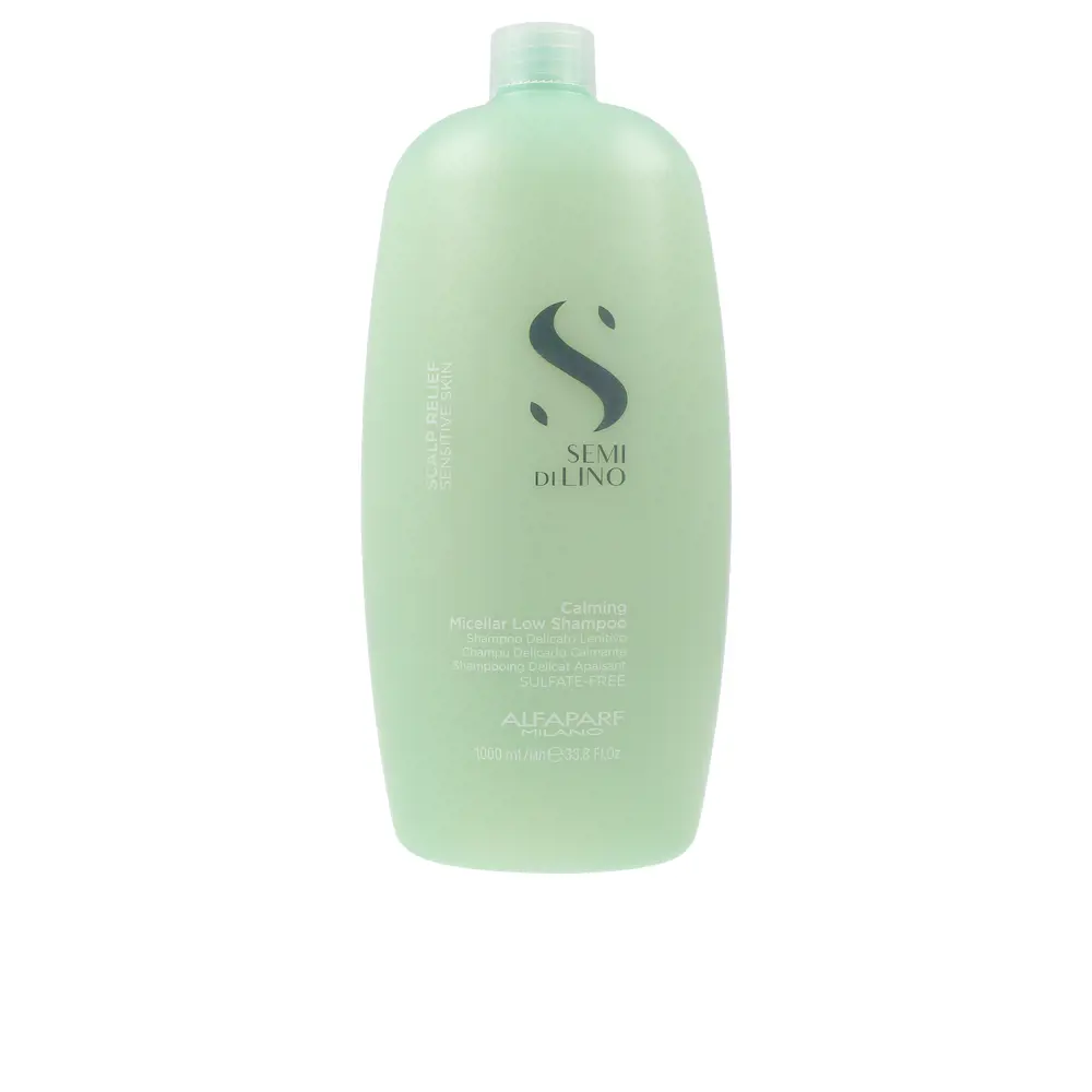 

Шампунь Semi di lino calming micellar low shampoo Alfaparf Milano, 1000 мл.