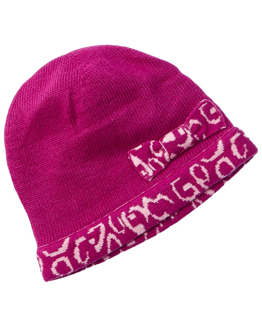 

Шляпа Portolano с леопардовым бантом из шерсти и кашемира