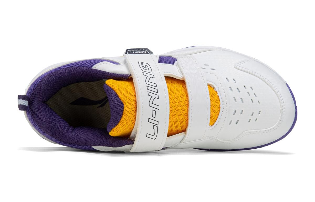 Кроссовки Ace Kids Training Kids Low-top Белый/Фиолетовый Lining — фото 4