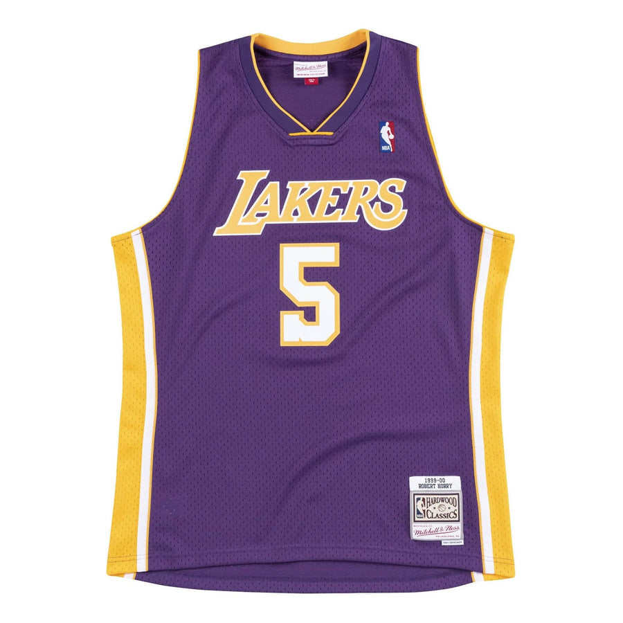 

Джерси Mitchell & Ness x NBA Los Angeles Lakers 1999-00 Swingman Jersey 'Robert Horry 5', фиолетовый