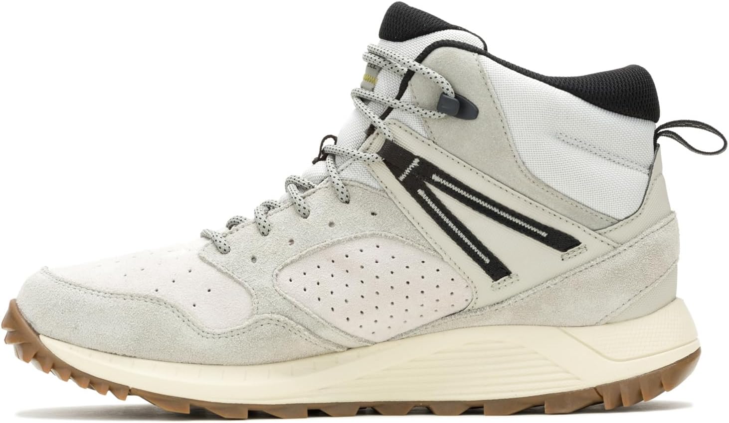Мужские водонепроницаемые кожаные ботинки Merrell Wildwood Mid, Fog — фото 3