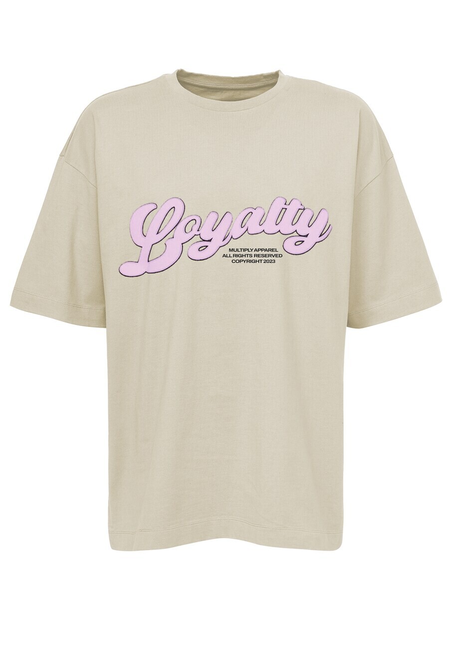 

Футболка Multiply Apparel Shirt Loyalty Puff, коричневый