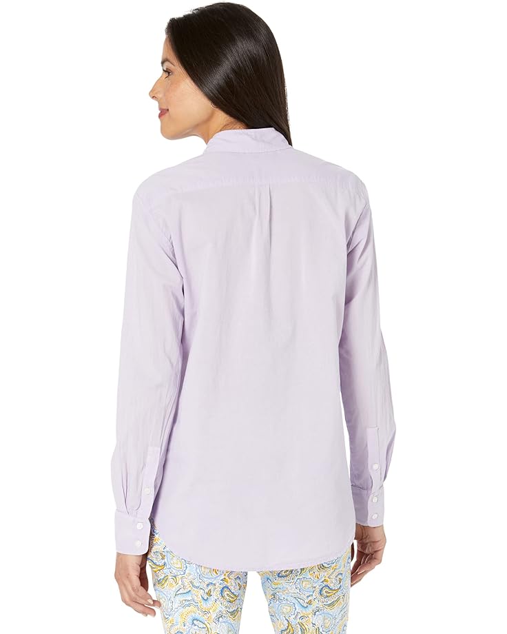 

Рубашка Elliott Lauren Off The Cuff Collared Button-Down Relaxed Shirt, лавандовый