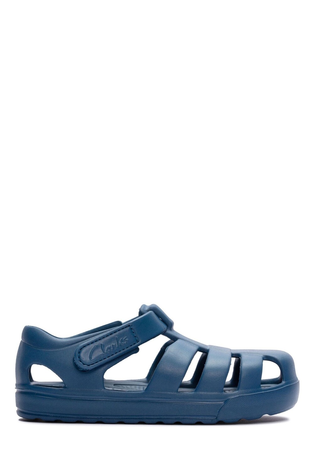 

Детские желатиновые сандалии-рыбаки Clarks, синий