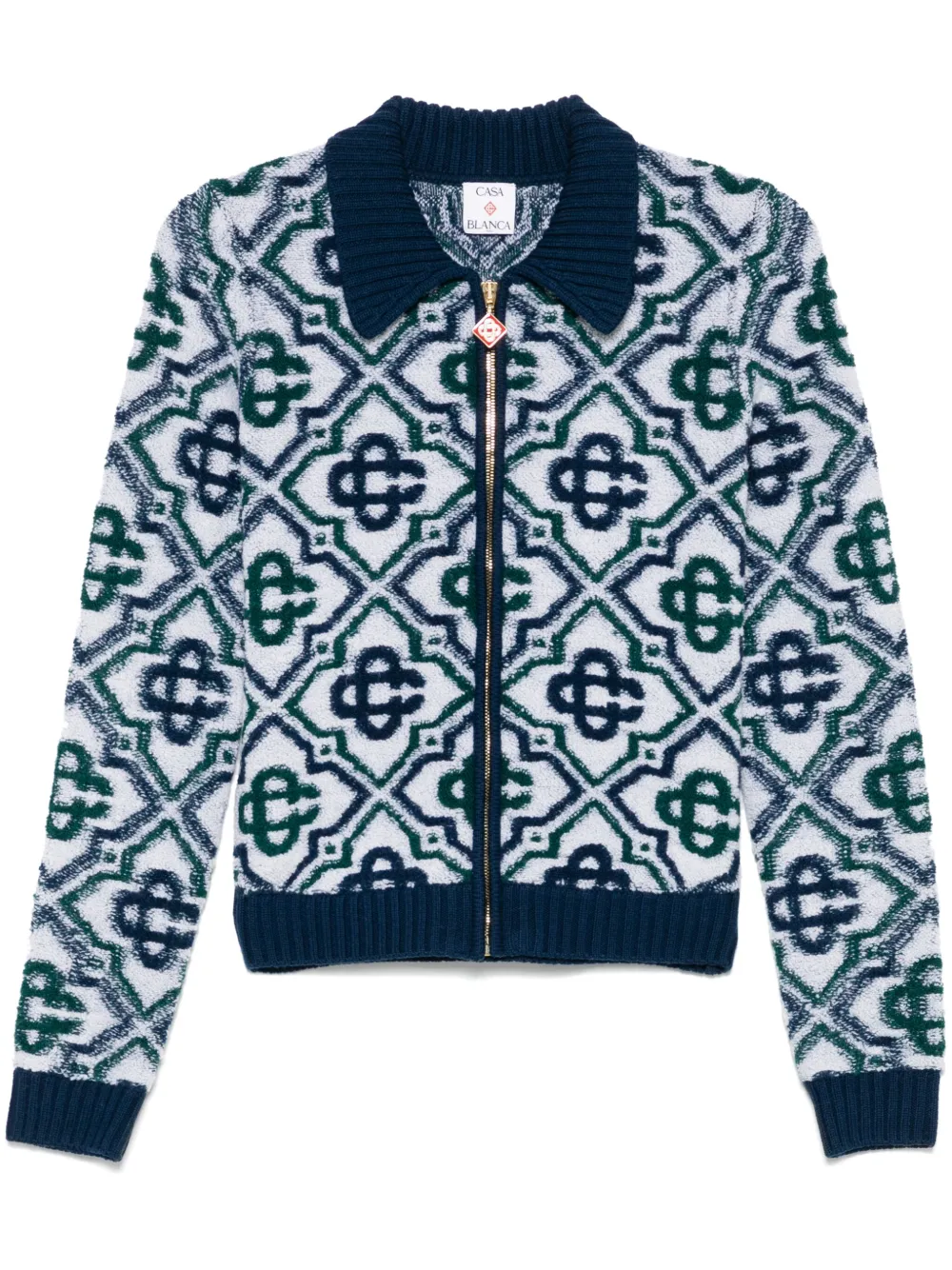 

Кардиган с монограммой CASABLANCA, синий