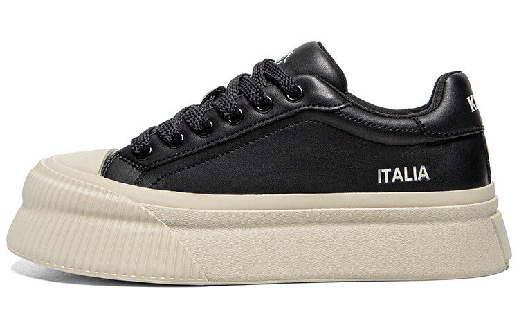 

Кроссовки Kappa Skateboarding Shoes Women's Low-top Black/beige, черный