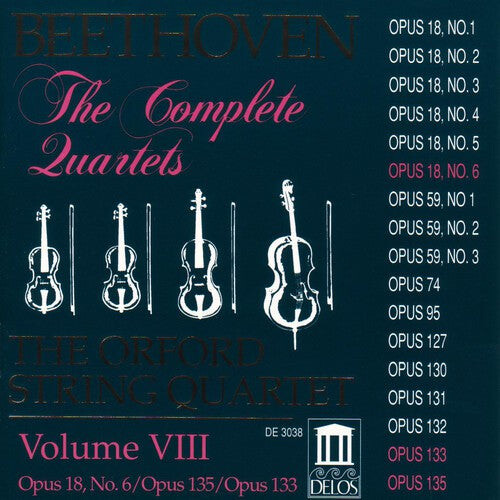 

CD диск Beethoven / Orford String Quartet: Complete Quartets 8