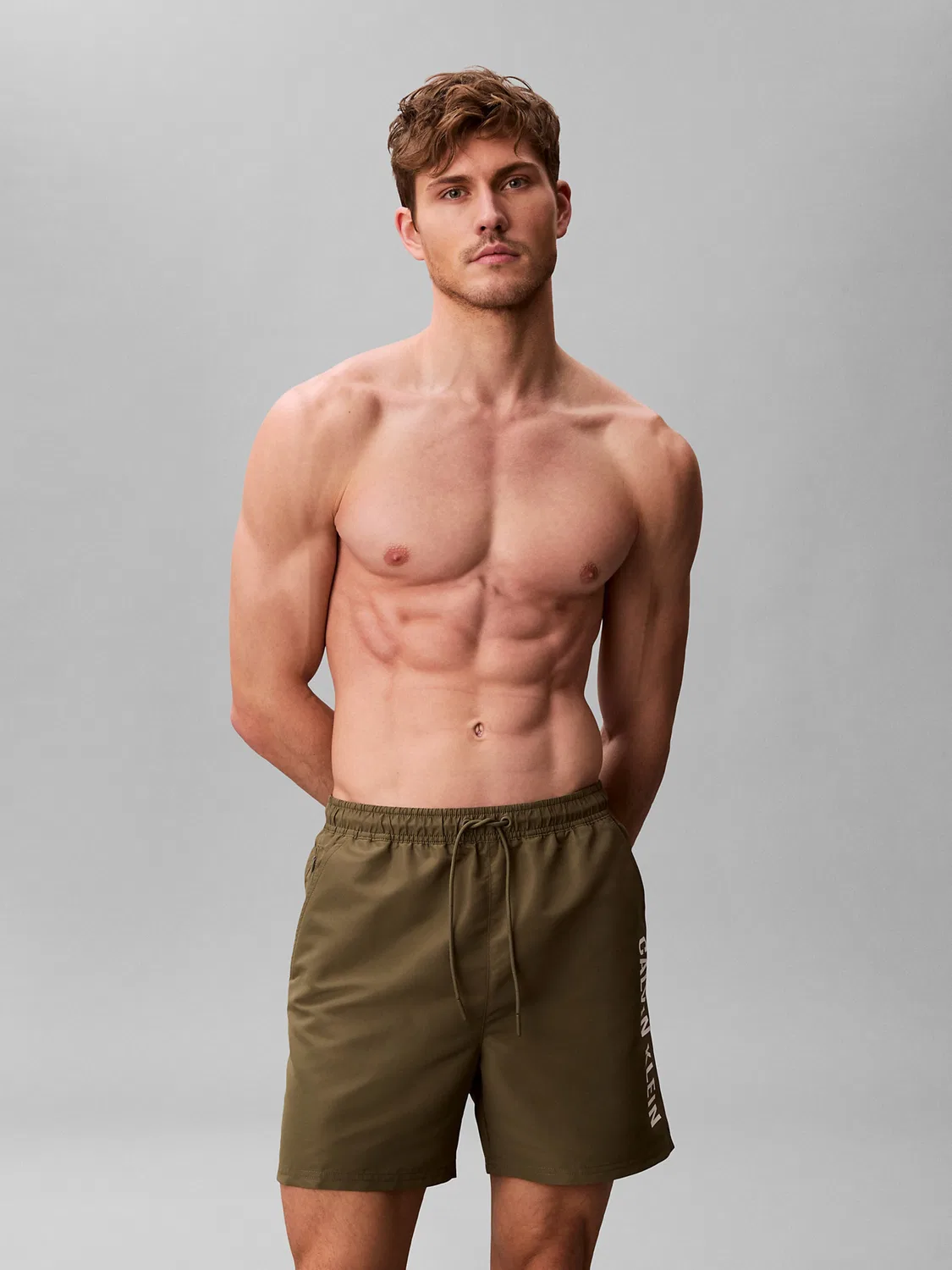 Шорты для серфинга Calvin Klein цвета хаки — фото 2