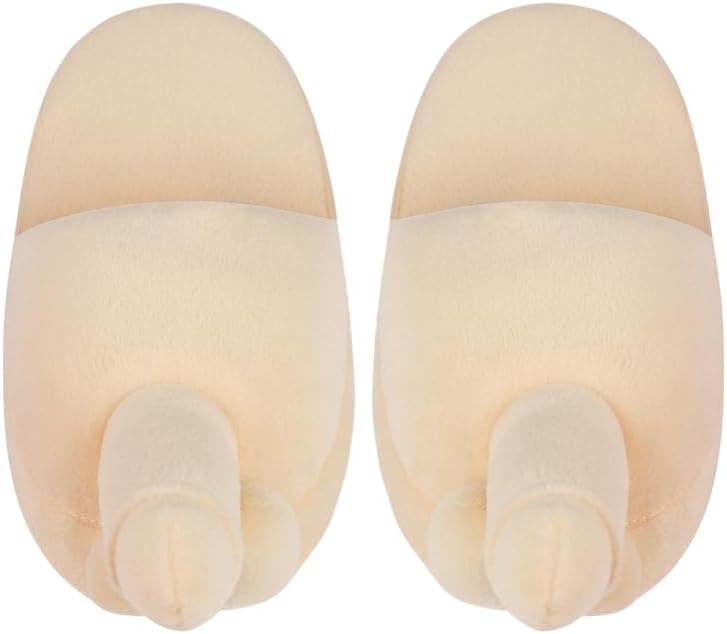 Ibluelover Unisex Funny Тапочки Сексуальные домашние туфли Новинка Плюшевые домашние тапочки Зимние пушистые тапочки для спальни Подарки с шутками, Skin Color(length-25cm/9.8in) — фото 3