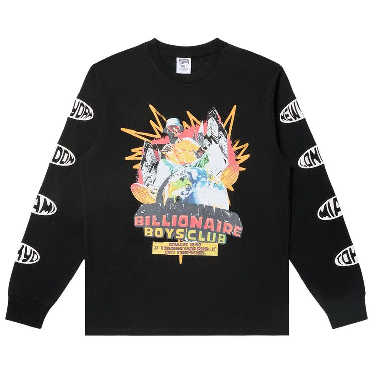 

Футболка Billionaire Boys Club Heart Mind Dance Long-Sleeve T-Shirt, Black