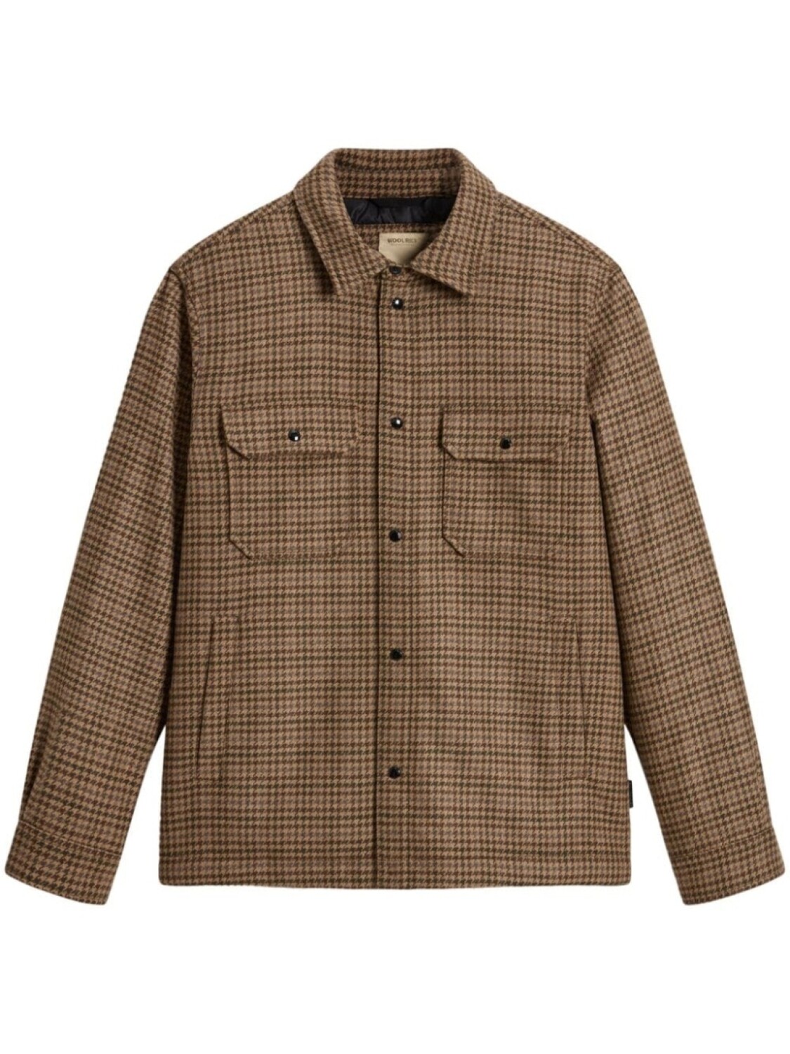 

Woolrich аляска поверх рубашки, коричневый