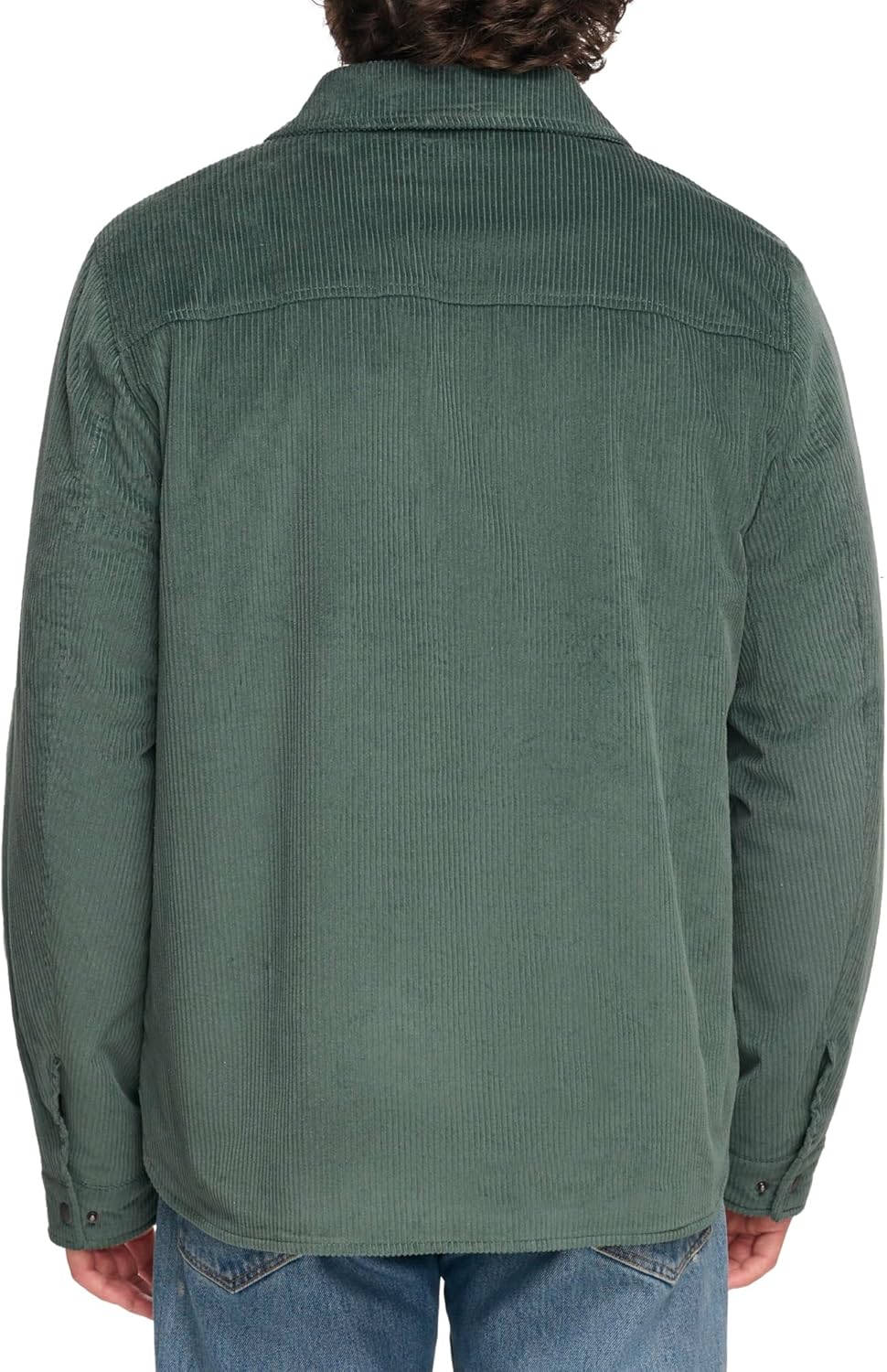 Мужская клетчатая куртка-рубашка Levi's с капюшоном и подкладкой из шерпы (стандартные размеры, большие и высокие), Atlantis Corduroy/Sherpa Lined — фото 4