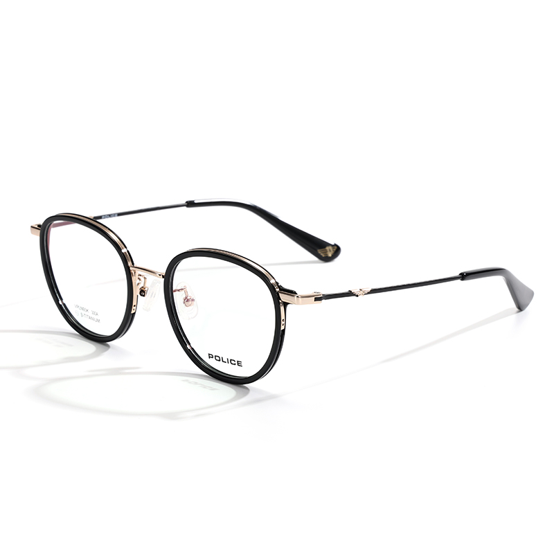 

Police Титан оправа для очков круглая мужская серебристая, VPLN93K-300A