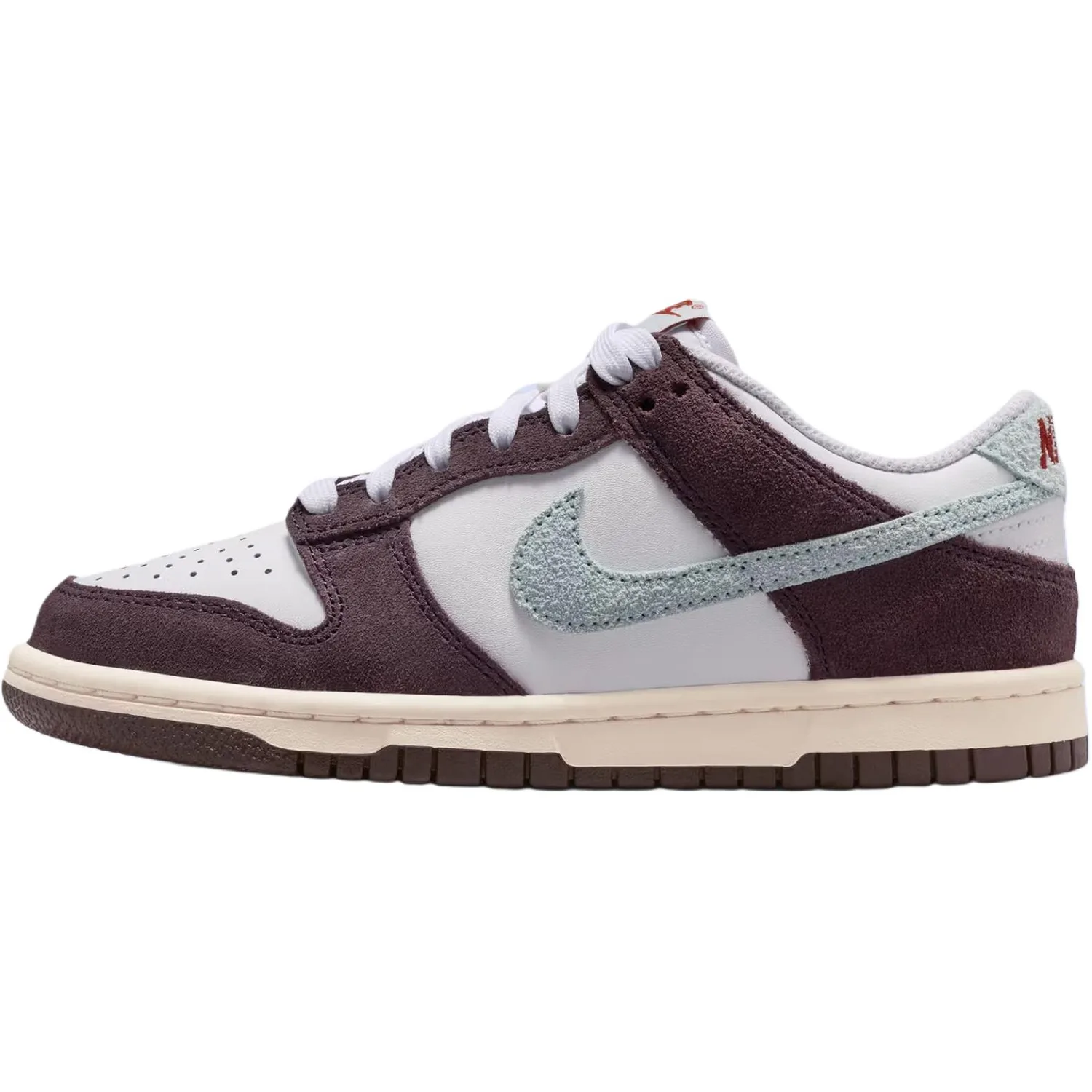 Nike Кроссовки Dunk Low Skateboard для детей в коричнево-красном цвете