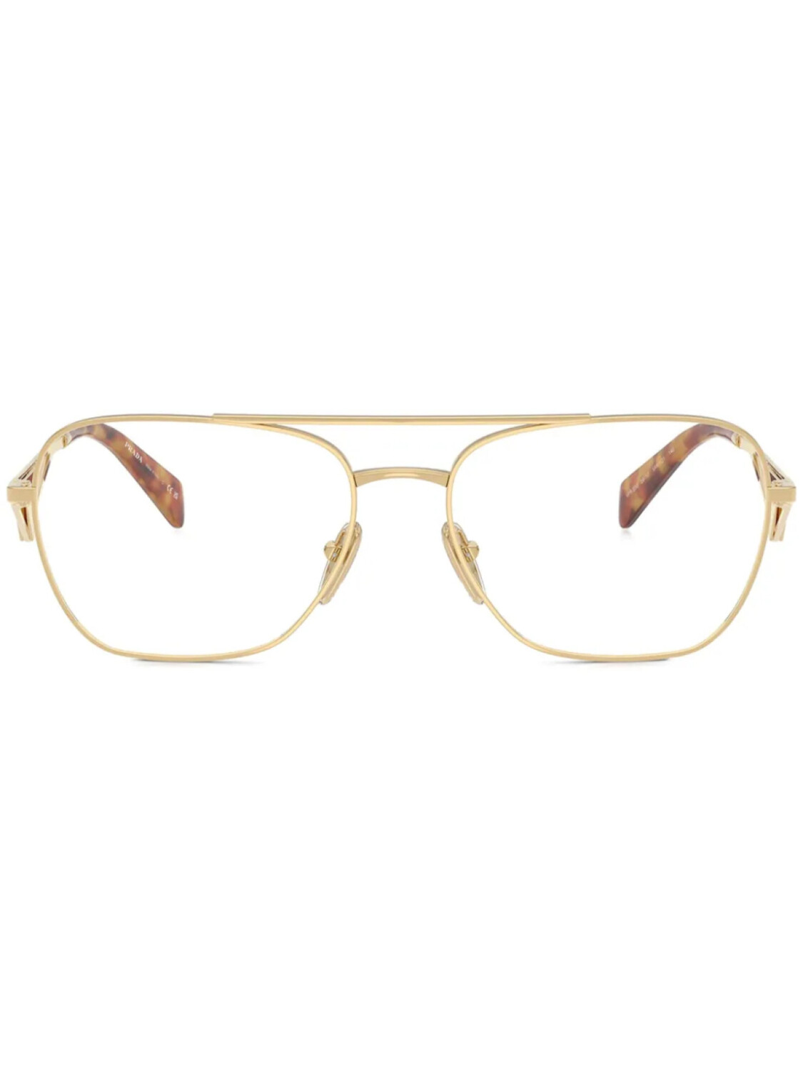 

Prada Eyewear очки с логотипом, золотой