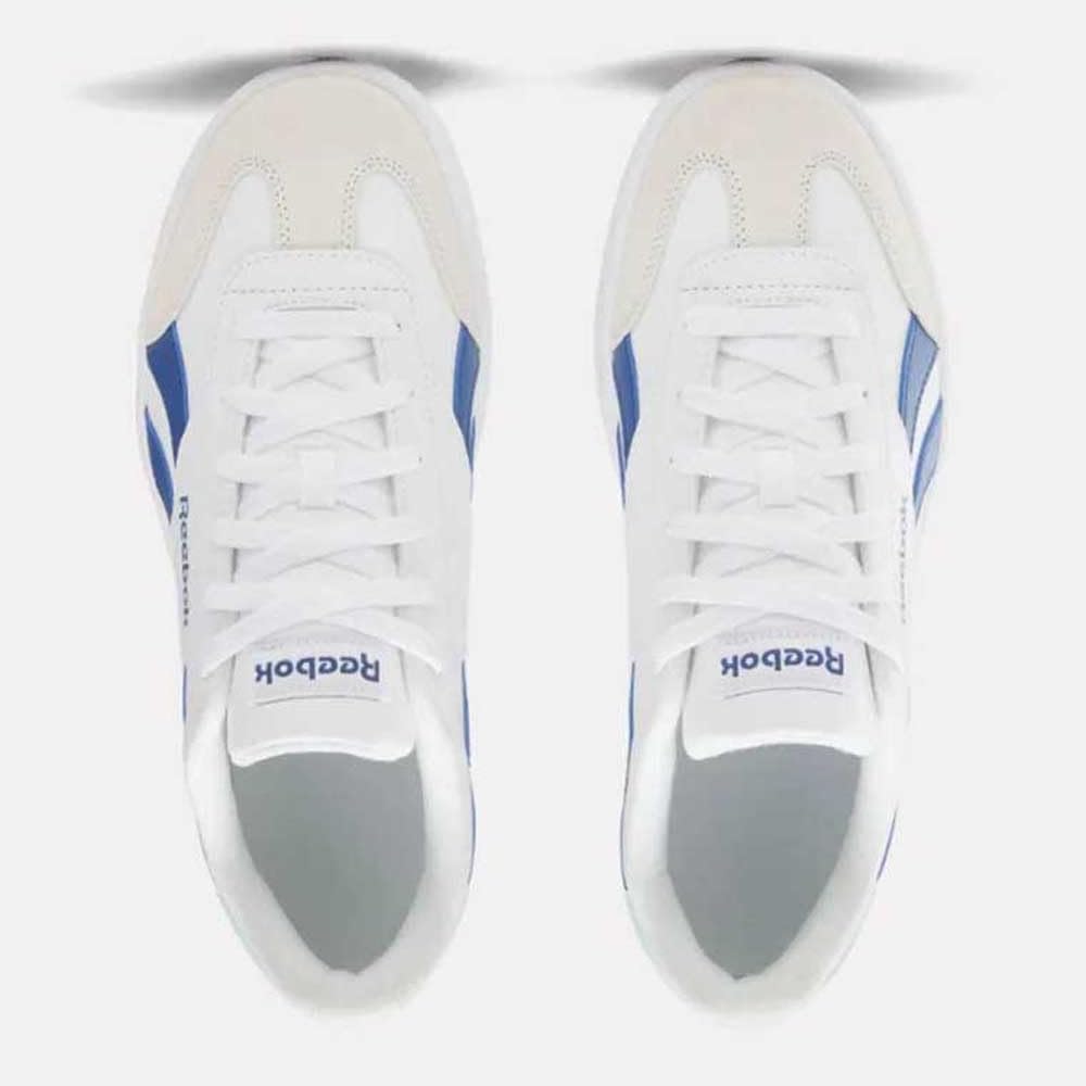 Кроссовки Reebok Unisex-Adult Smash Edge Suede, белый/синий — фото 3