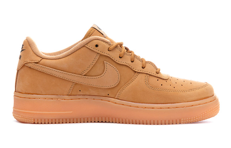 Кроссовки (GS) Nike Air Force 1 Low 'Flax', желто-коричневый — фото 2