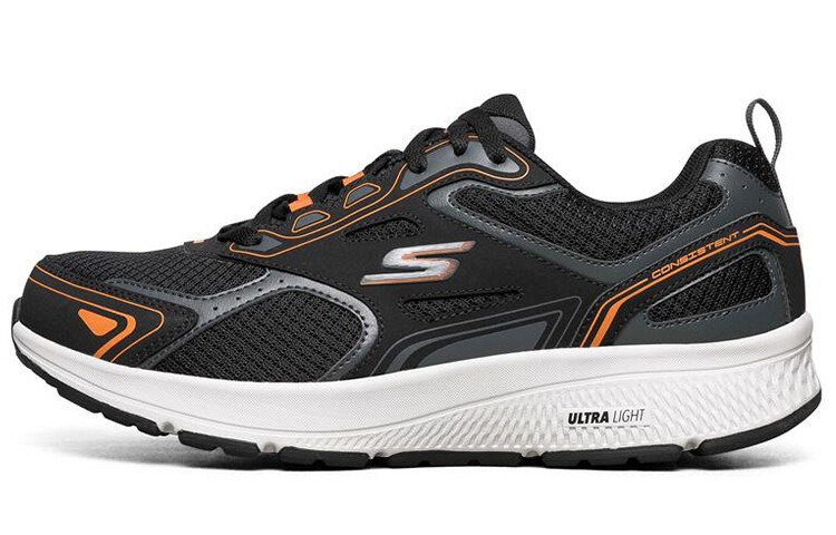 

Кроссовки для бега GO RUN мужские низкие черные/оранжевые Skechers